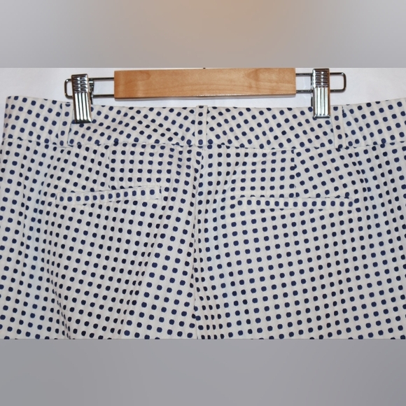 Banana Republic Blue Polka Dot Dressy/Business Casual Cropped Pants. 8P. NWT. - Picture 12 of 14